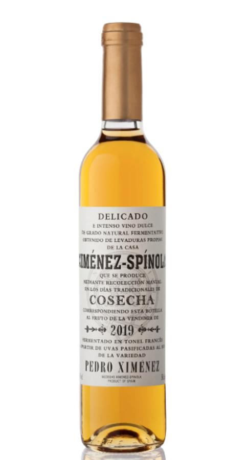 Botella de Ximénez-Spínola, un vino dulce de producción limitada y numerada. / DR