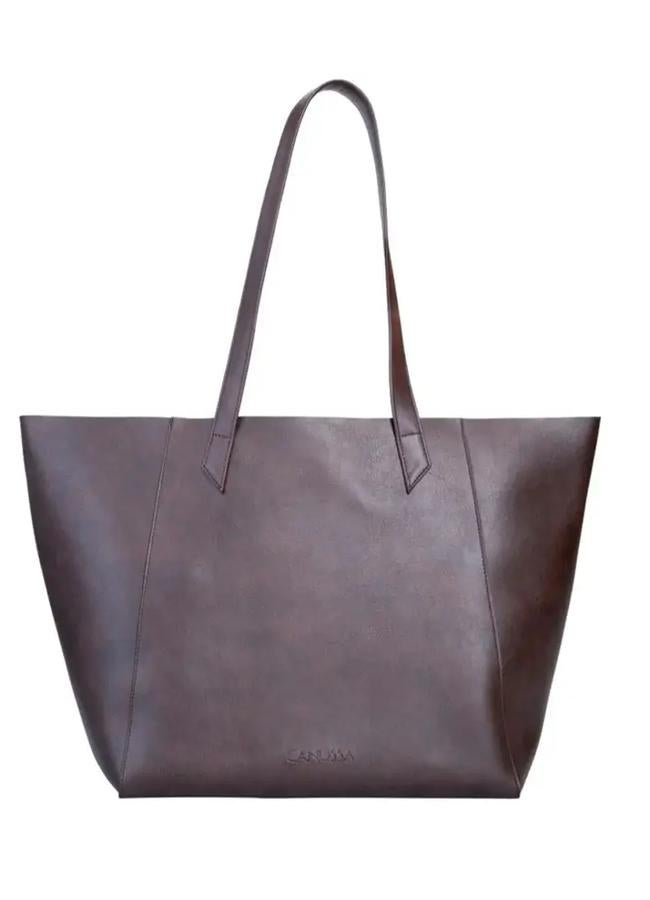 Bolso Tote Bag de cuero vegano de Canussa.