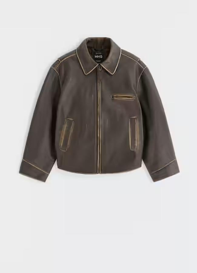 Biker estilo vintage de Mango (229 euros)