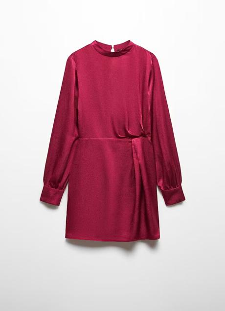 Vestido satinado de Mango (29,99 euros)