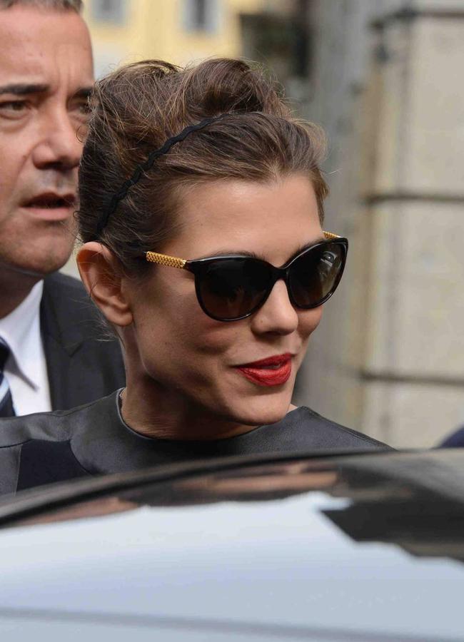 Carlota Casiraghi con moño italiano con volumen/GTRES