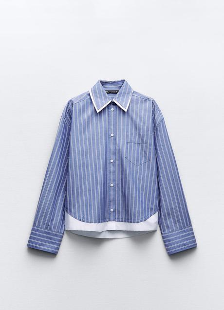 Camisa de rayas de Zara (25,99 euros)