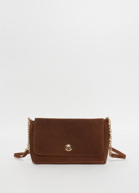 Bolso bandolera de color marrón de Sfera (29,99 euros)