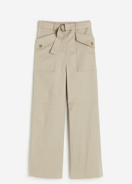 Pantalón de algodón de H&M (49,99 euros)