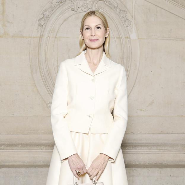 Kelly Rutherford en el desfile de Dior en París