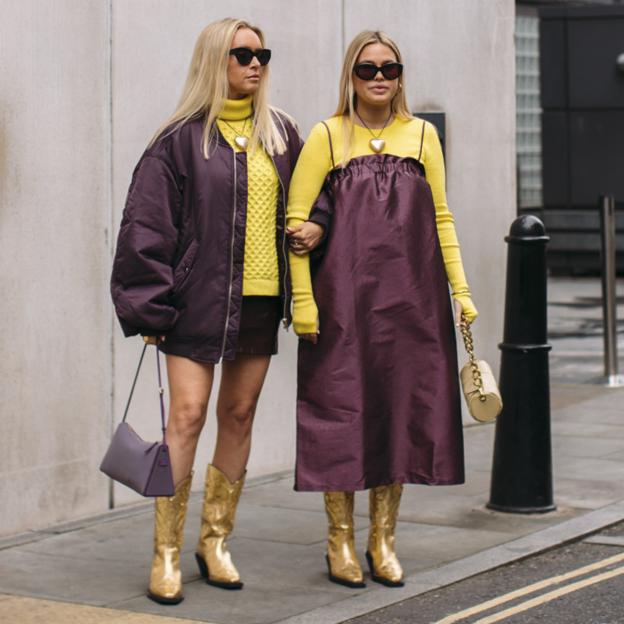 Los mejores looks con botas cowboy para primavera vistos en el street style