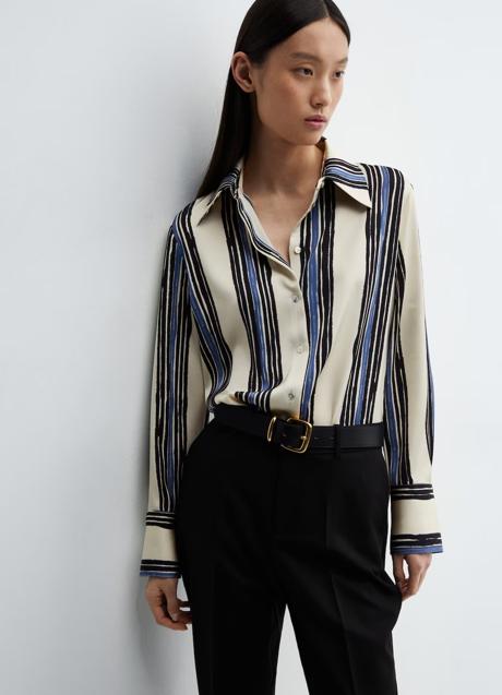 Camisa de rayas de Mango (25,99 euros)