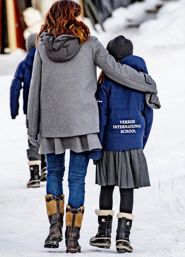 Mary de Dinamarca con la princesa Josephine en Verbier. Foto: Gtres