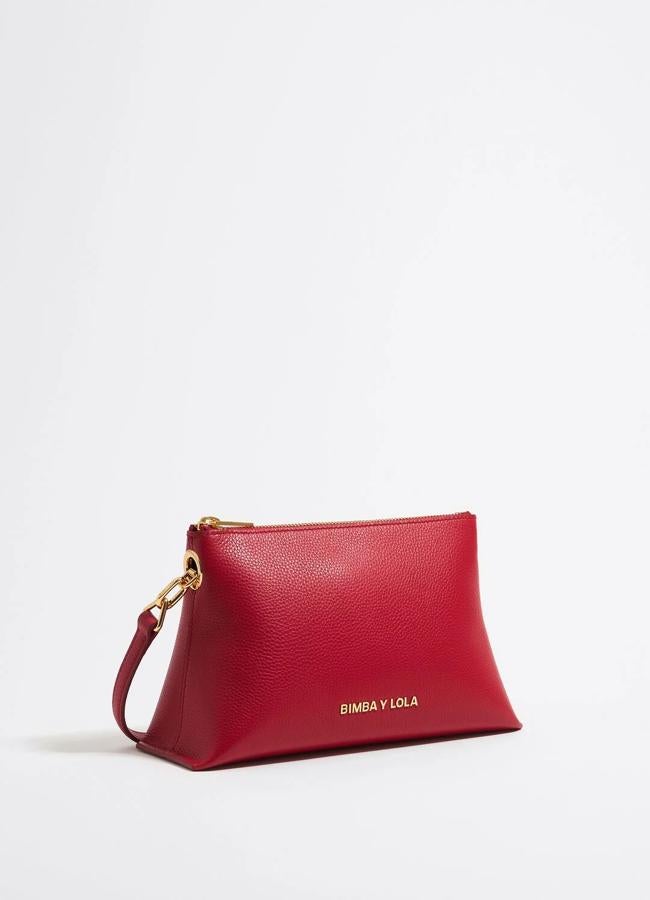 Bolso bandolera en rojo de Bimba y Lola (188 euros).