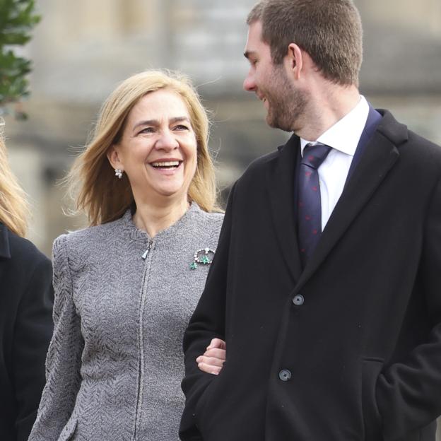 La infanta Cristina junto a su hijo Juan Valentin Urdangarin.