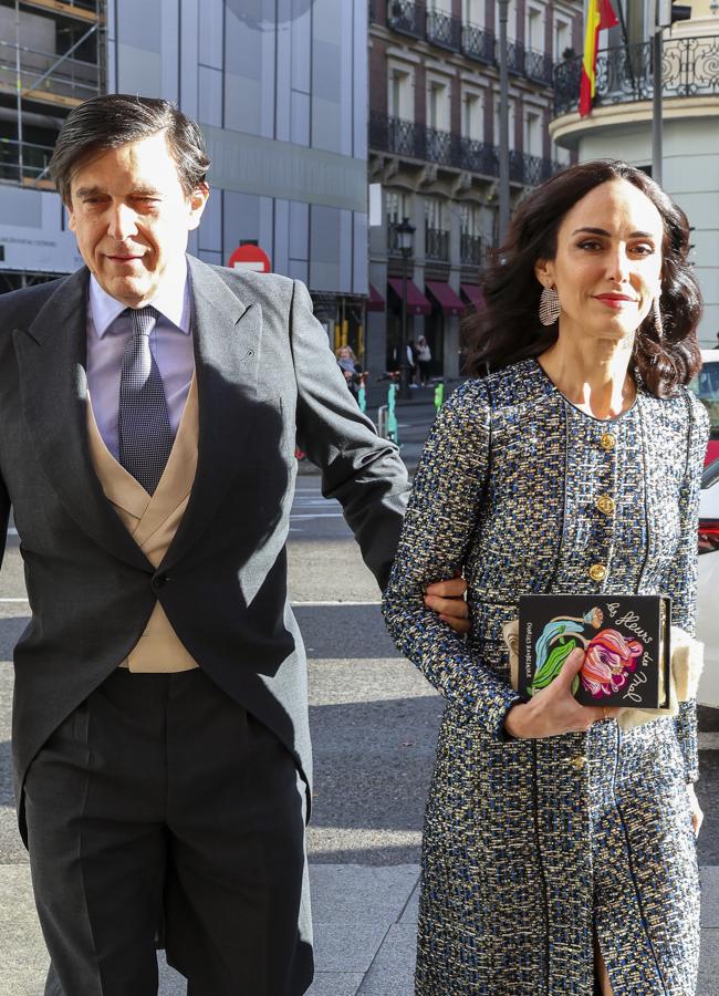 Amparo Corsini junto a su marido, Manuel Falcó. / GTRES