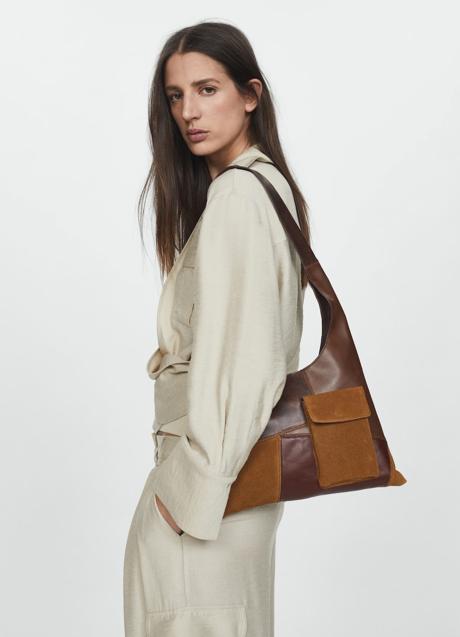 Bolso de piel de Mango (59,99 euros)