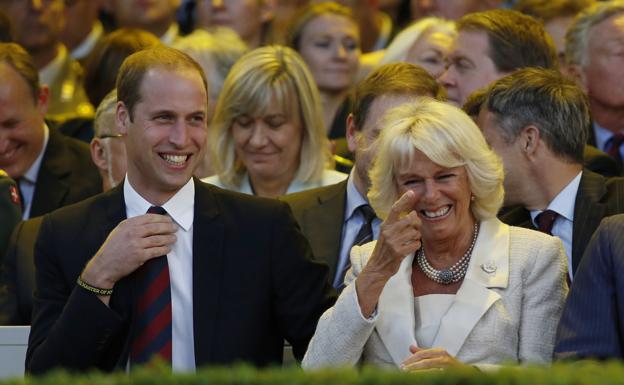 La reina Camilla y el príncipe Guillermo han tenido sus altibajos en el pasado. 