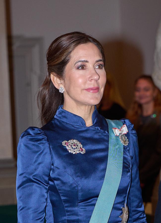 Mary de Dinamarca en la recepción oficial de Año Nuevo. GTRES