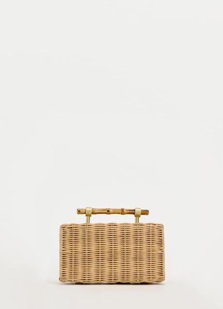 Bolso de rafia de Zara (39,99 euros)