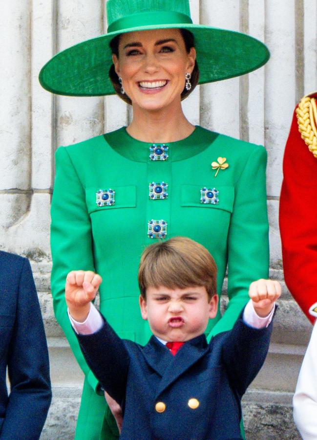 Kate Middleton y su hijo, el príncipe Louis en el Trooping the Colour de 2023. GTRES