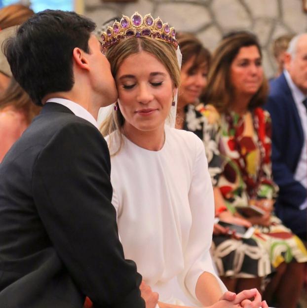 Inés de Cominges. el día de su boda.