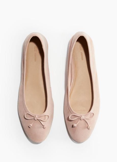 Bailarinas de piel de H&M (49,99 euros)