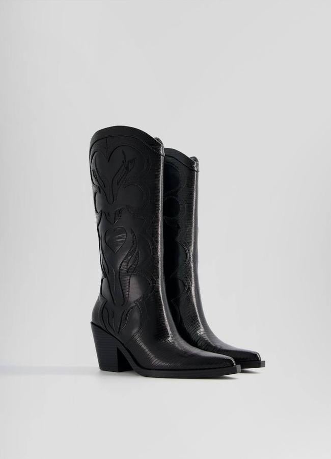 Botas cowboy efecto coco