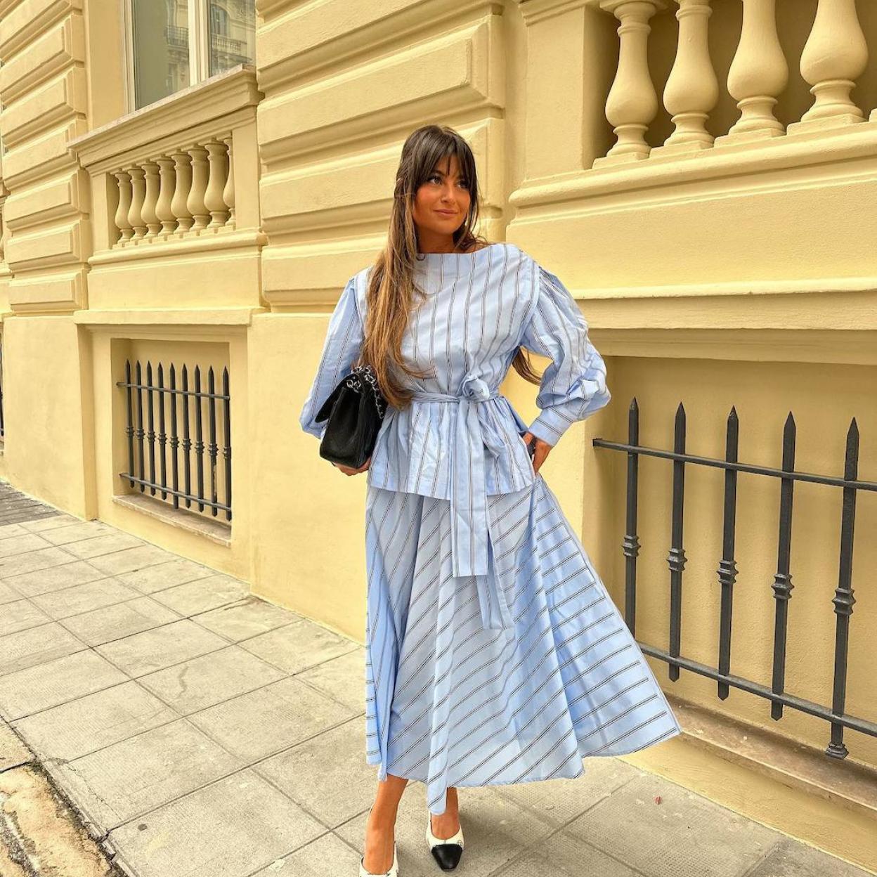 Influencer con total look de H&M viral/@MORGANERENAUDI