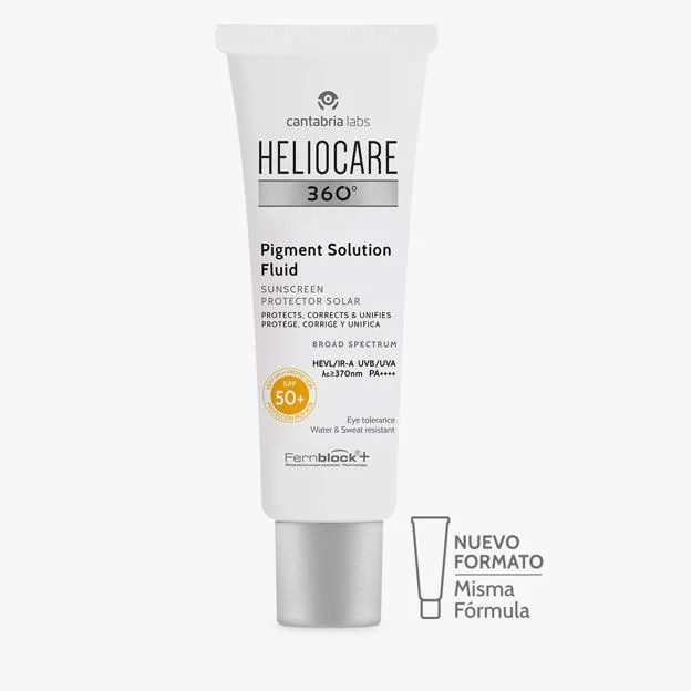 Heliocare 360º Pigment Solución Fluida SPF50+.