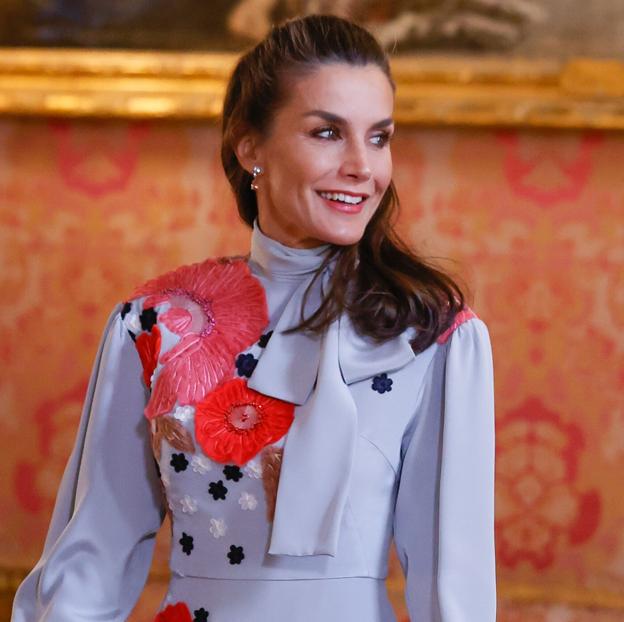 La reina Letizia en la recepción de los Premios Cervantes 2022.