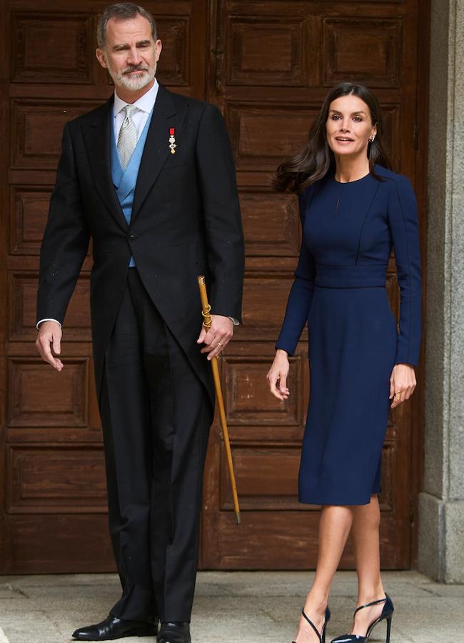 La reina Letizia junto al rey Felipe en los Premios Cervantes 2019. (LIMITED PICTURES)