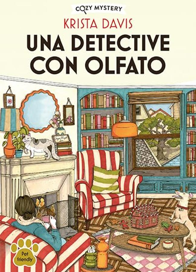 Portada de Una detective con olfato, el nuevo libro de Krista Davis. / ALMA Editorial