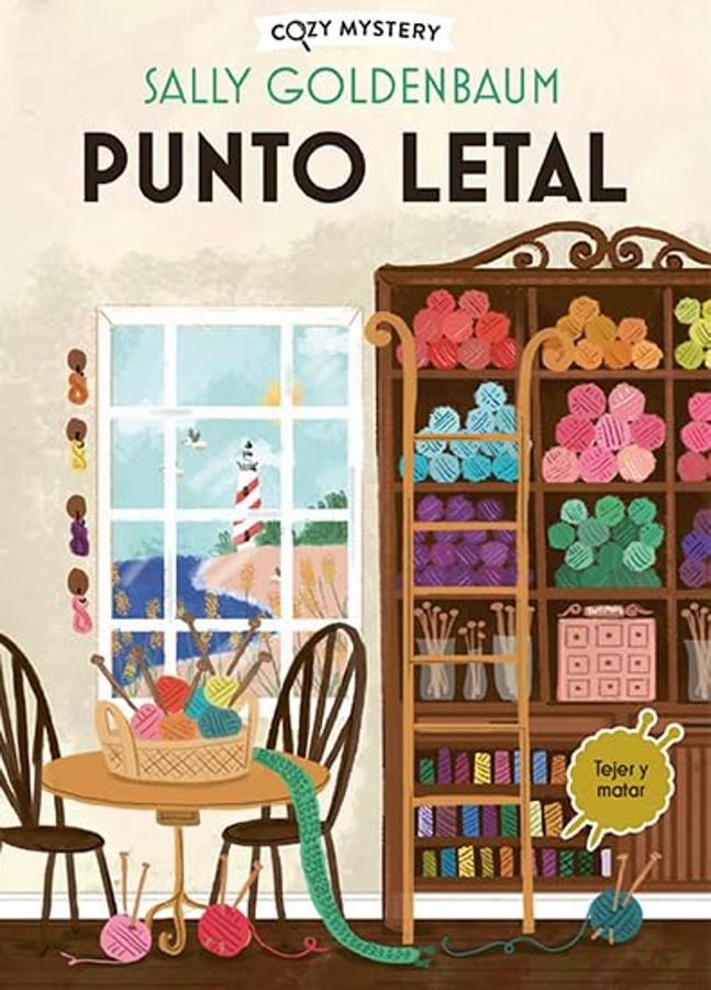 Portada de Punto letal, el nuevo libro de cozy mistery de Sally Goldenbaum. / ALMA Editorial