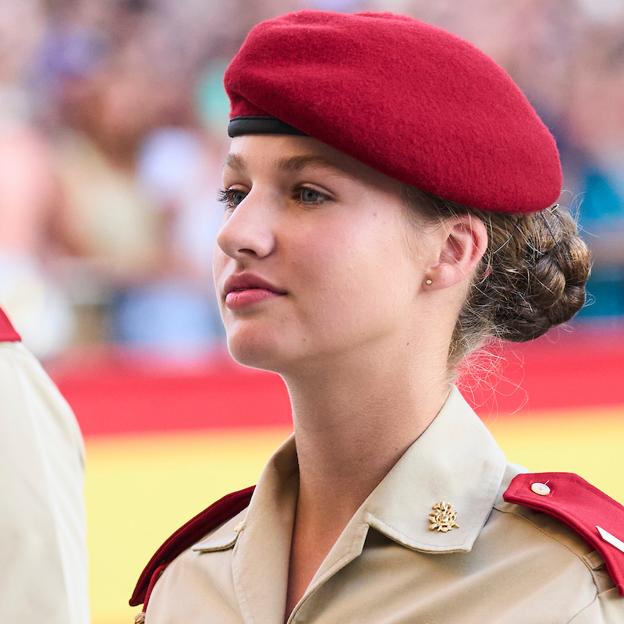 La princesa Leonor, en Zaragoza. 