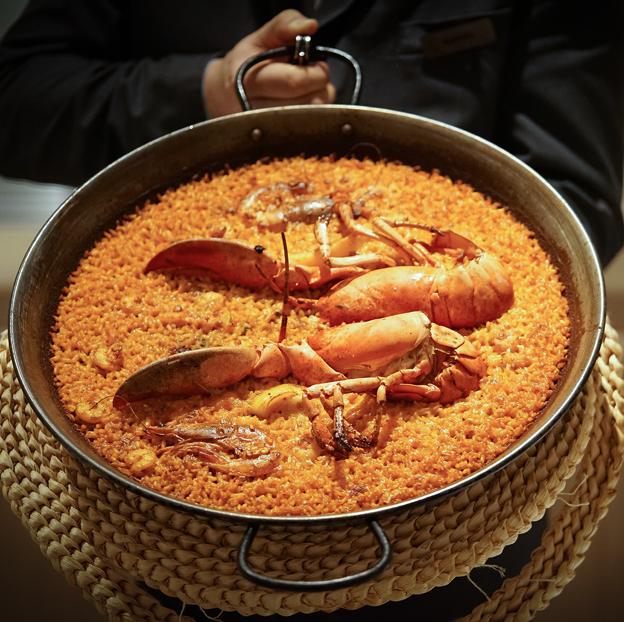 El arroz con bogavante de L'Albufera, una de las referencias arroceras de Madrid.