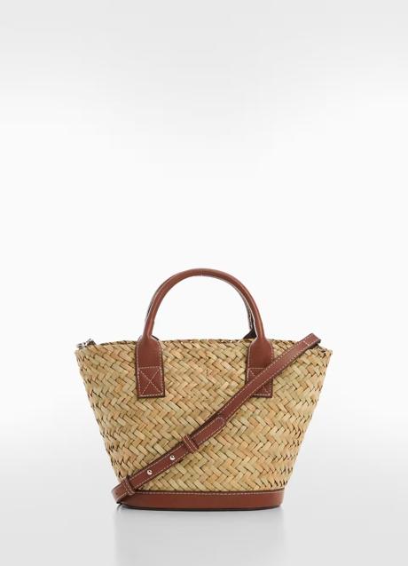 Bolso de rafia de Mango (29,99 euros)