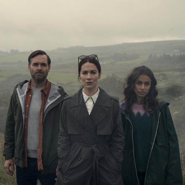 Will Forte, Siobhán Cullen y Robyn Cara, protagonistas de Bodkin.