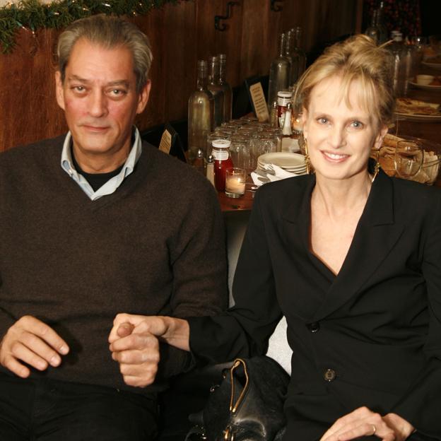 Siri Hustvedt junto a Paul Auster, en una imagen de archivo. 