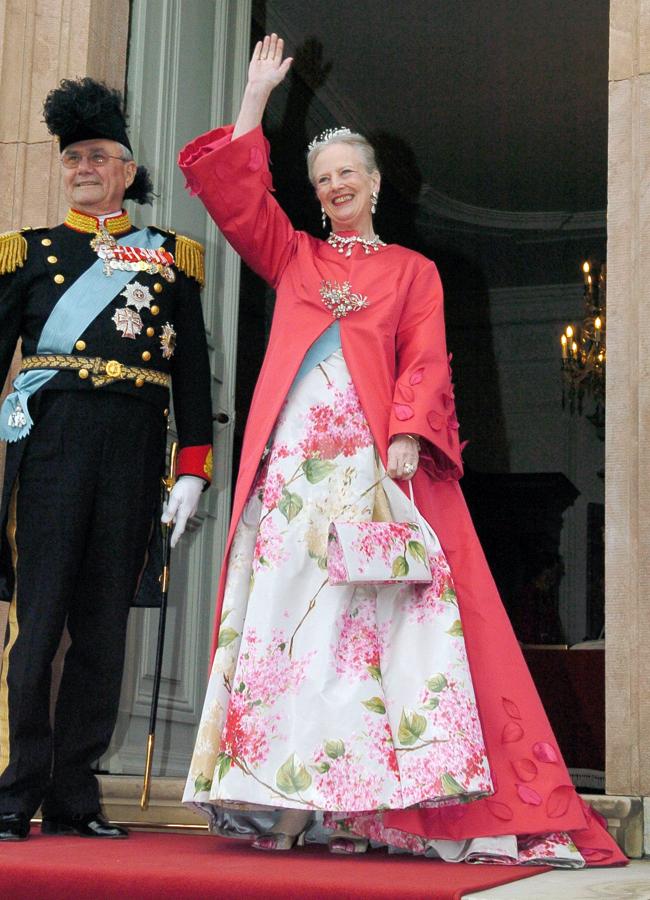 La reina Margarita en la boda de Mary y Federico de Dinamarca (GTRES)