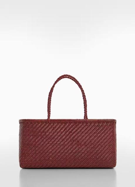 Bolso trenzado de Mango (129 euros)