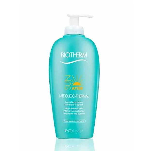 After Sun Lait Oligo-Thermal de Biotherm. Precio: 25 euros