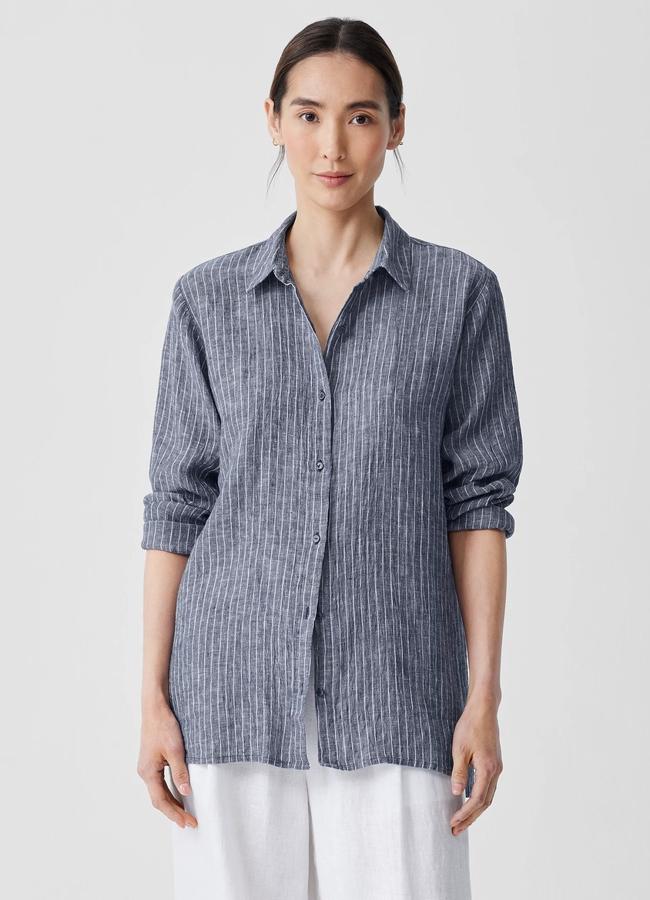 Eileen Fisher Camisa de algodón orgánico, 178 euros.