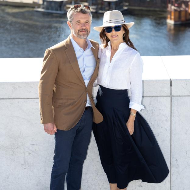 Mary y Federico de Dinamarca durante su visita a Noruega. 