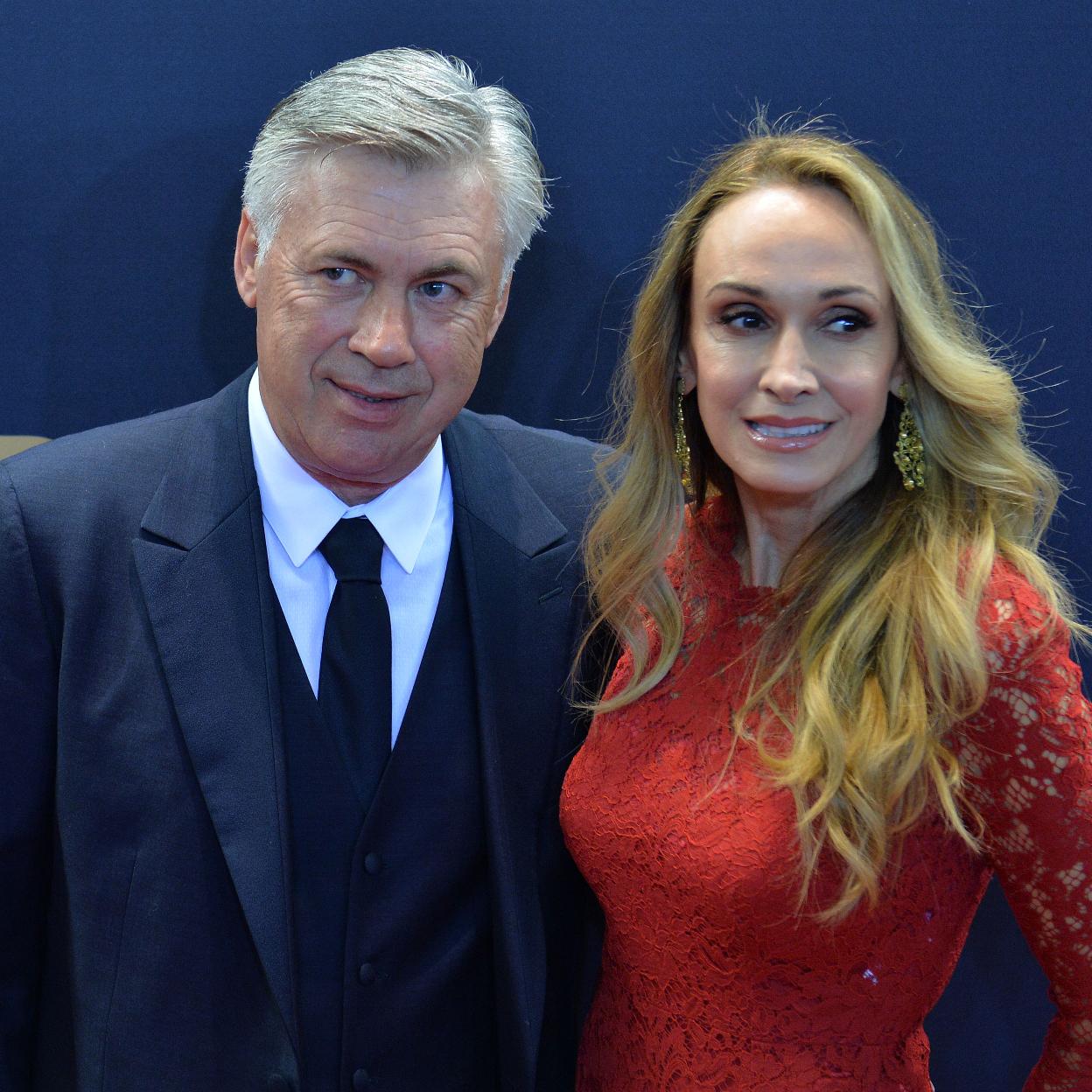 La charaza mujer de Carlo Ancelotti esta mas follable que todas las mujeres de los DT