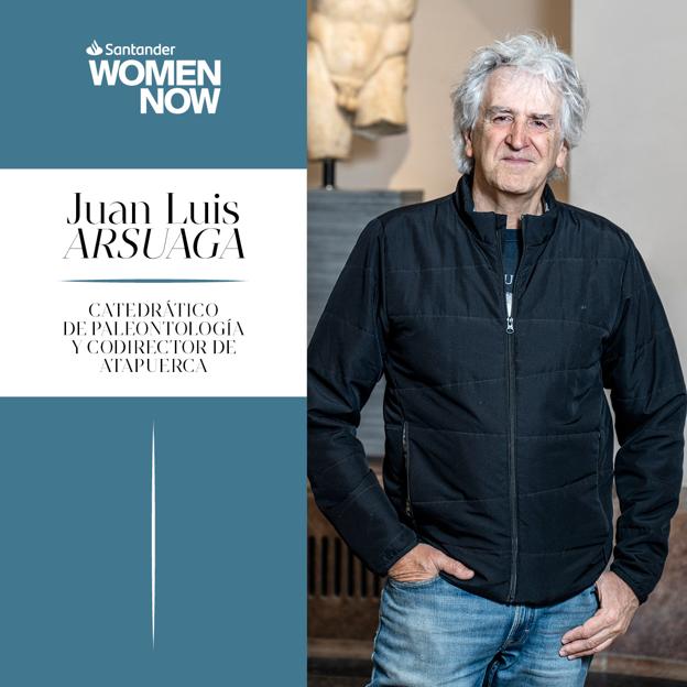 El divulgador y codirector de Atapuerca Juan Luis Arsuaga, en Santander WomenNOW