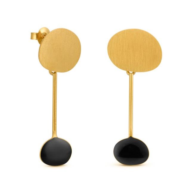 Pendientes inspirados en una obra de Joan Miró.