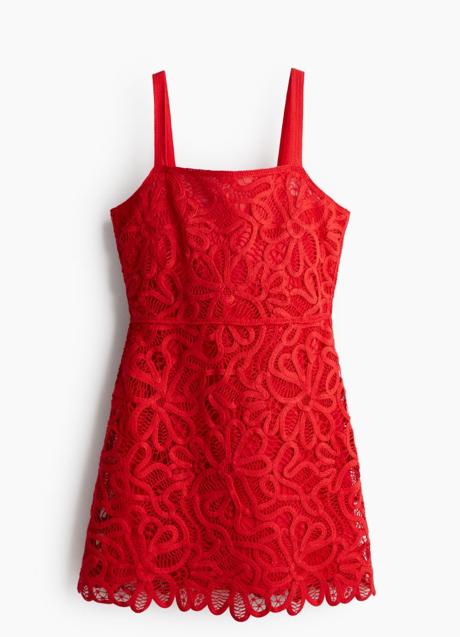 Vestido rojo de H&M (55,99 euros)