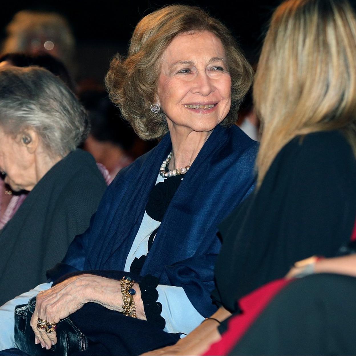 La reina Sofía en la gala de ballet a beneficio de la Fundación Reina Sofía./casa real