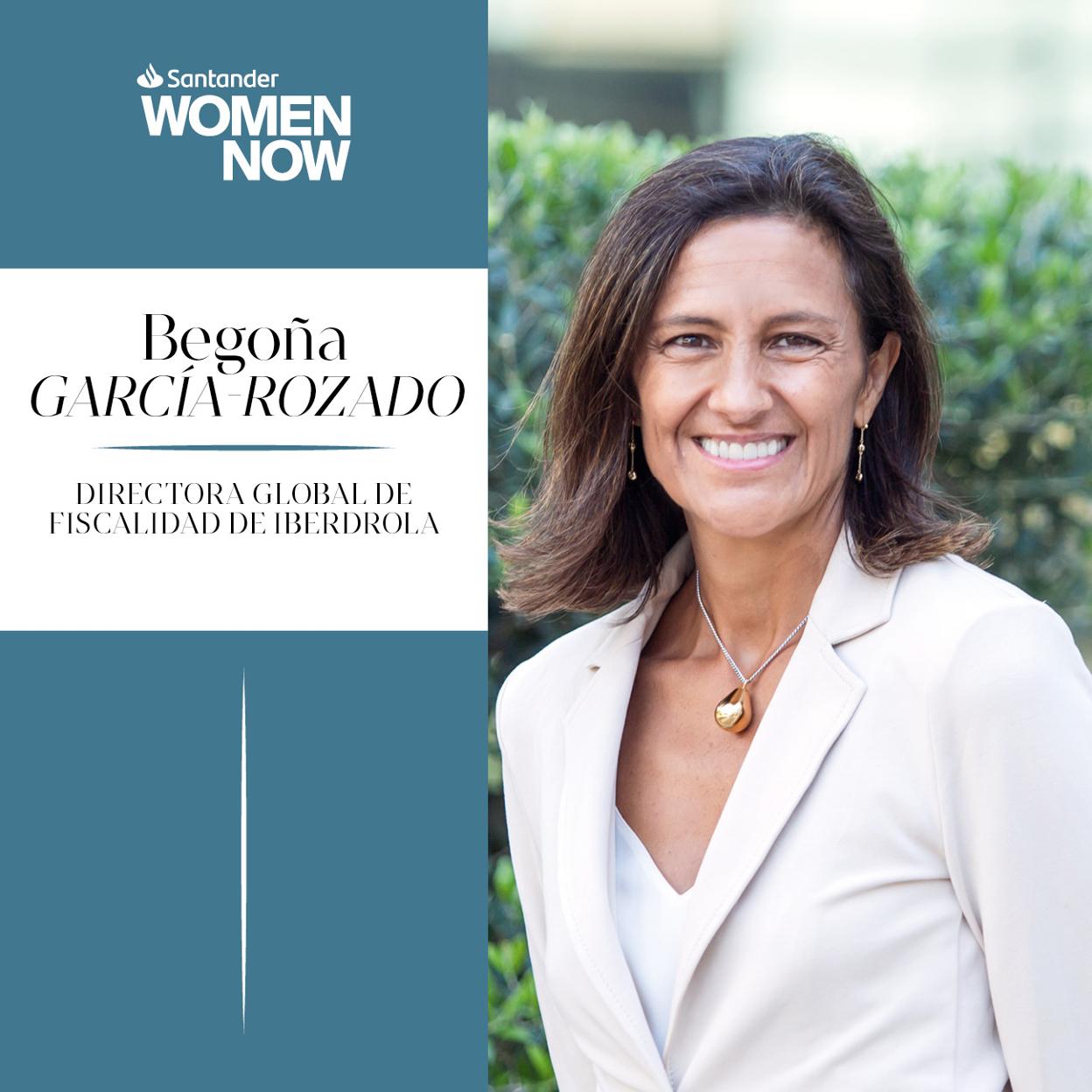 Begoña García-Rozado, directora global de Fiscalidad de Santander WomenNOW./iberdrola