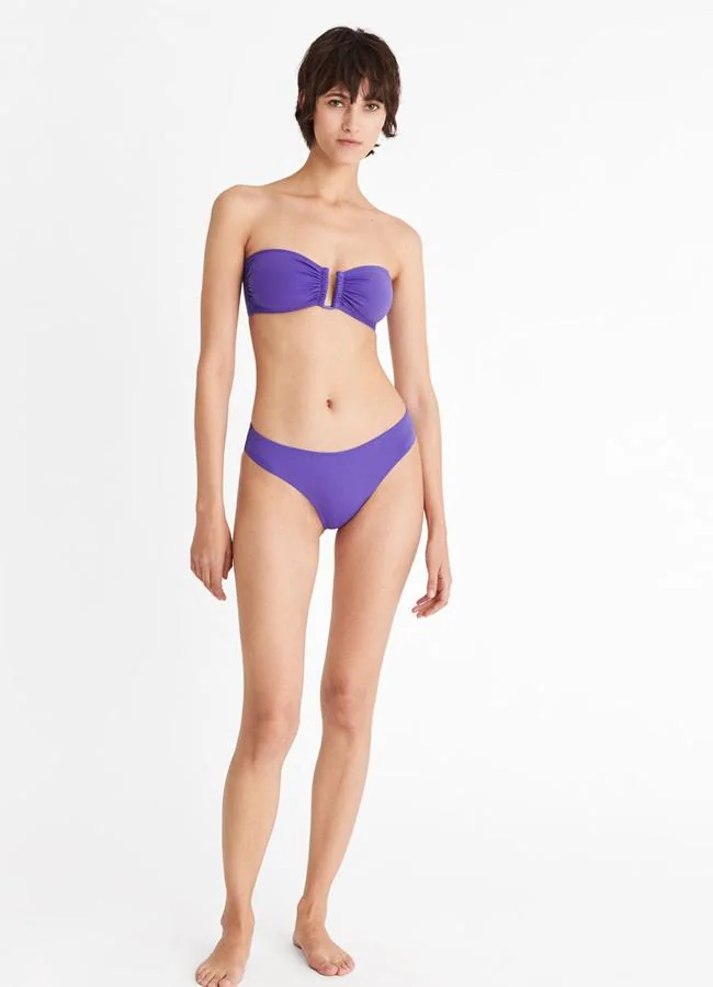 Purple bikini from Eres: panties 205 euros and bra 265 euros.