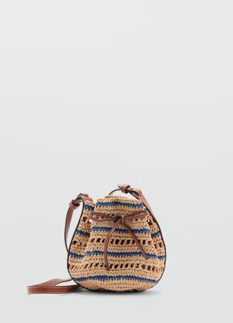 Bolso de rafia de Mango (29,99 euros)