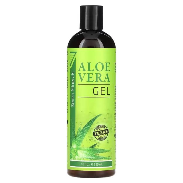 Seven Minerals Organic Aloe Vera Gel.