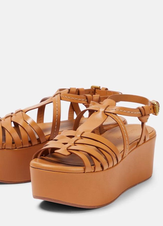 Sandalias cangrejeras flatforms