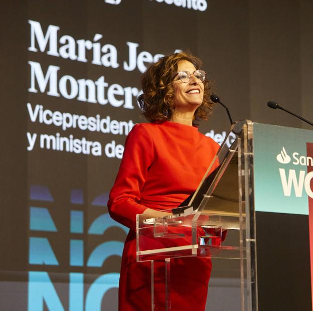 María Jesús Montero, vicepresidenta primera del gobierno y ministra de Hacienda